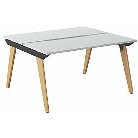 Tract 2 Person Rectangular Back to Back Bench Desks