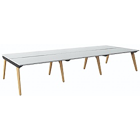 Tract 6 Person Rectangular Back to Back Bench Desks