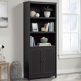 Raven Shaker Style Home Office Bookcase with Cupboard