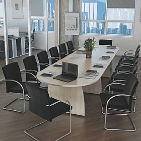 Confer D-End Meeting and Boardroom Tables