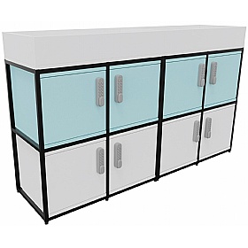 Matrix Storage Compartment Lockers with Combinatio