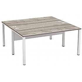 Analog 2 Person Rectangular Back to Back Bench Desks