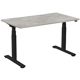 Aviator Electric Height Adjustable Rectangular Office Desks - Office Furniture
