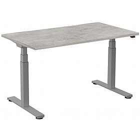 Aviator Electric Height Adjustable Rectangular Office Desks - Office Furniture