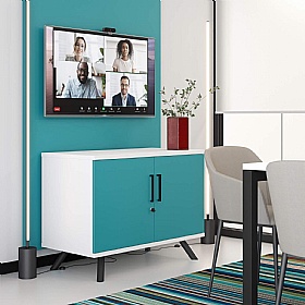 Flare 2 Door Credenza Office Storage Unit