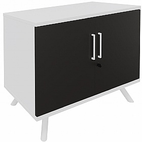 Flare 2 Door Credenza Office Storage Unit - Office Furniture