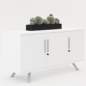 Flare 3 Door Credenza Office Storage Unit - Office Furniture