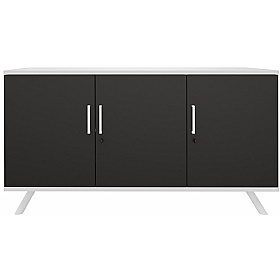 Flare 3 Door Credenza Office Storage Unit - Office Furniture
