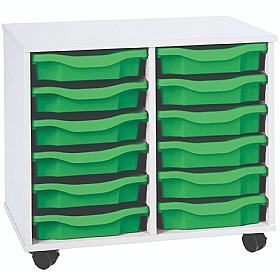 Premium 12 Tray Mobile Storage