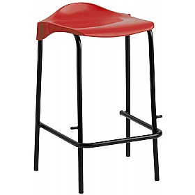 Academy Ergo 4-Leg School Stools Red