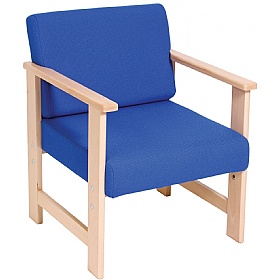 Silvan Wooden Frame Reception and Breakout Armchair