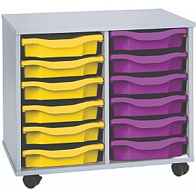 Premium 12 Tray Mobile Storage - Education