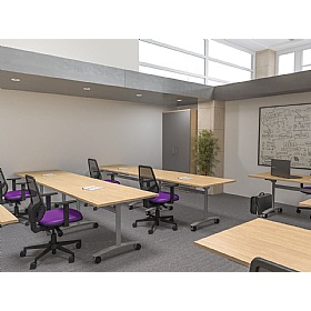 Unified Modular Tilting Rectangular Conference and Boardroom Tables