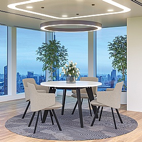 Tract Shades Round Breakout and Meeting Tables