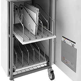 LapCabby 10V Vertical Laptop Charging and Storage Trolley - Education