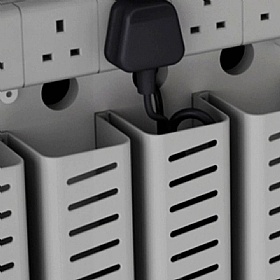 LapCabby 10V Vertical Laptop Charging and Storage Trolley - Education