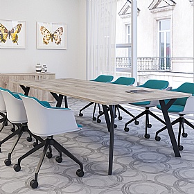 Signa Curve Rectangular Breakout and Boardroom Tables