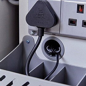 LapCabby Mini 32V Vertical Laptop Charging and Storage Trolley - Education