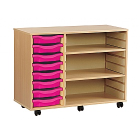 UltraBrite 8 Shallow Tray Unit with 2 Adjustable Shelves