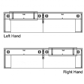 Engage Duo Medio Reception Desk