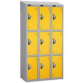 Atom Antibacterial Sloping Top Probe Lockers - Digital Combination Lock