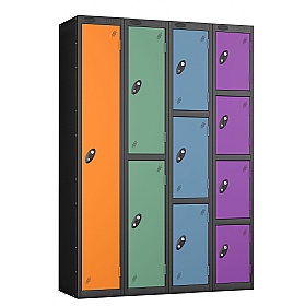 Equinox Antibacterial Probe Lockers - Coin Retain Lock