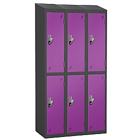 Equinox Antibacterial Sloping Top Probe Lockers - Digital Combination Lock