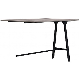 Atomic Rectangular High Breakout and Meeting Extension Tables Black