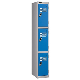 Atom Probe Antibacterial PPE Lockers - Hasp & Staple Lock