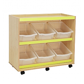 Bubblegum Mobile Combi 6 Tray Storage
