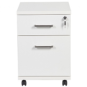 Horizon Under Desk Mobile Office Drawer Pedestals White