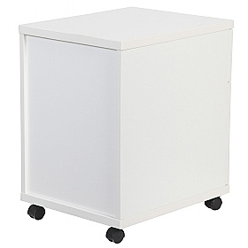 Horizon Under Desk Mobile Office Drawer Pedestals White