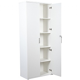 Horizon Wooden Office Cupboards White