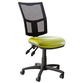 Haddon 2-Lever Mesh Back Vinyl Operator Chairs