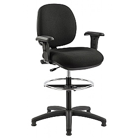 Ergo Fabric Draughtsman Chairs