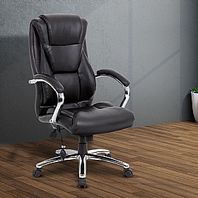 Posture Executive Leather Office Chair - Office Furniture