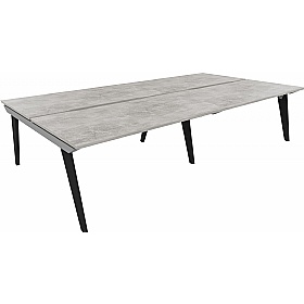 Tract Shades 4 Person Rectangular Back to Back Bench Desks