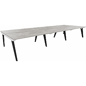 Tract Shades 6 Person Rectangular Back to Back Bench Desks