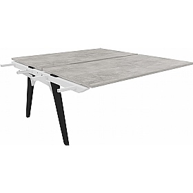 Tract Shades Rectangular Back to Back Bench Extension Desks