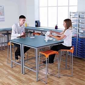 WSM Ergonomic Skid Base School Stools