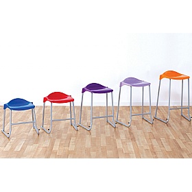 WSM Ergonomic Skid Base School Stools