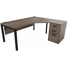 Apex Goalpost Executive Combination Corner Office Desk