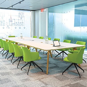 Tract XL Curve Rectangular Breakout and Boardroom Tables