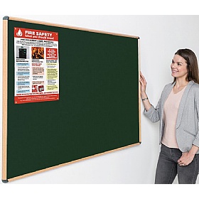 Shield Wood Effect Noticeboards