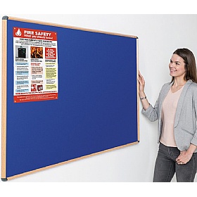 Shield Wood Effect Noticeboards