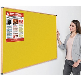 Shield Wood Effect Noticeboards