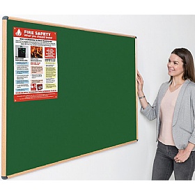 Shield Wood Effect Noticeboards