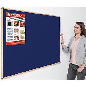 Shield Wood Effect Noticeboards