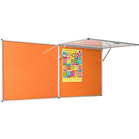Resist-a-Flame Top-Hinged Tamperproof Noticeboards