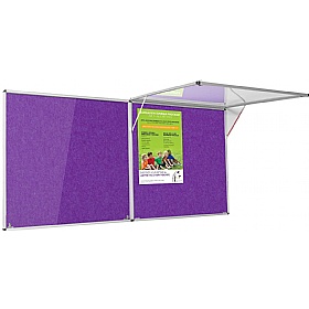 Resist-a-Flame Top-Hinged Tamperproof Noticeboards